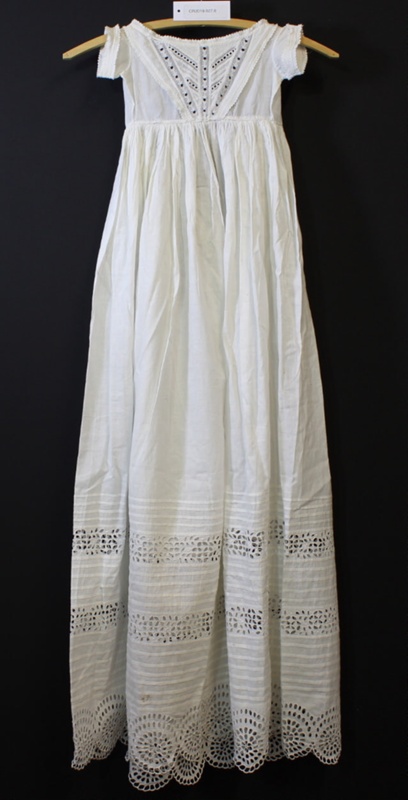 Christening gown; Abigail Gordon; !861-1863; CR2019.027.8 on NZ Museums