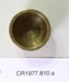 Brass weights; Unknown maker; CR1977.810  