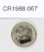 1908 halfpenny coin; Royal Mint; 1908; CR1988.067 