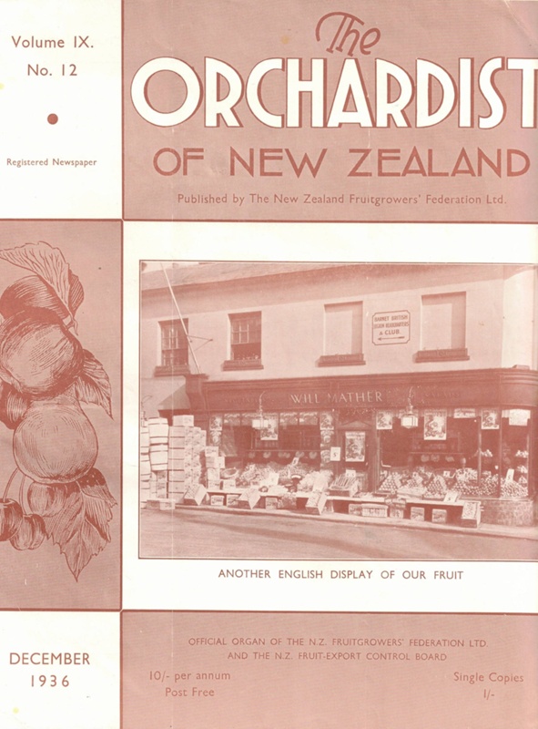 Magazine, The Orchardist of New Zealand December 1936