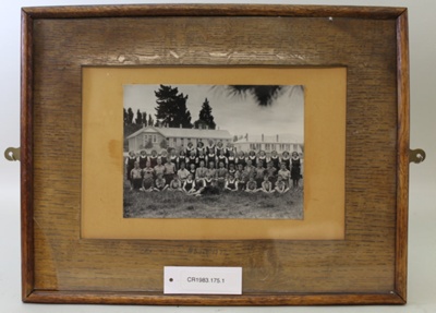 Photograph, Cromwell District High School pupils circa 1939; Unknown; Unknown; CR1983.175.1