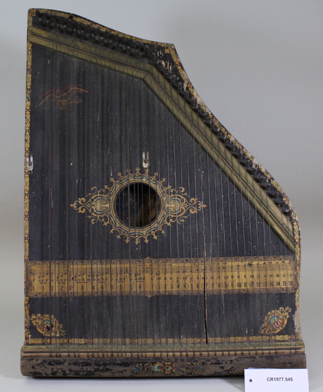 harp ANTIQUE AMERICAN THE BELL HARP CO ZITHER /AUTOHARP 19