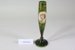 Bohemian Moser green bud vase ; Unknown maker; Unknown; CR2008.008.25