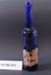 Blue glass  castor oil bottle; Unknown; Unknown; CR1988.085
