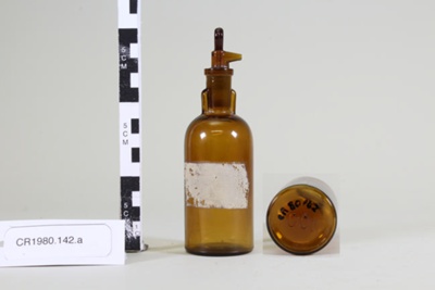 Drip by drop anesthesia bottle; Unknown maker; Unknown; CR1980.142 