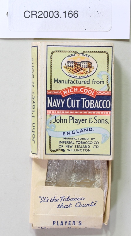 Cigarettes manufactured from Navy Cut Tobacco by John Player