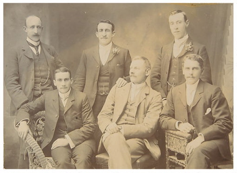 Photograph, Group of early settlers; CR1985.815 on NZ Museums