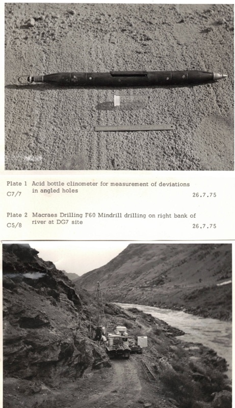 Photographs, Clyde Dam Era Investigations 1975 to 1994