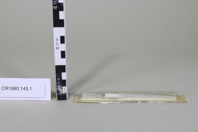 Intravenous needle
; Unknown; CR1980.143.1
