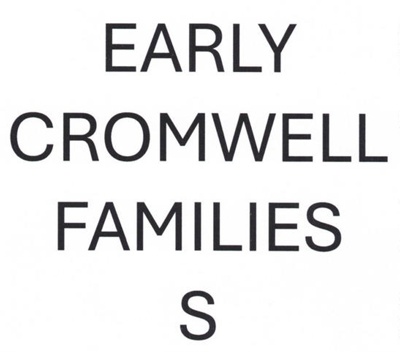 Folder, Early Cromwell Families S image item