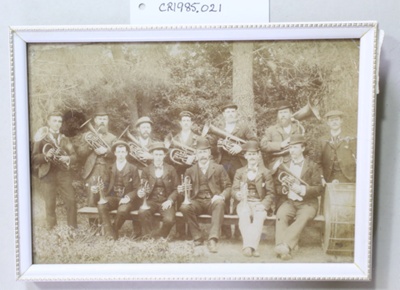 Photograph, Cromwell Brass Band, 1896; Unknown; 1896; CR1985.021