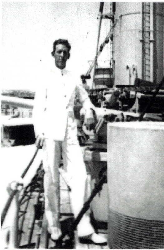 Photograph Of Michael Barrington On Board HMS Forth In 1952 ...