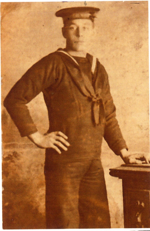 A photograph of James Joseph Brazier in Naval uniform. He was born in ...