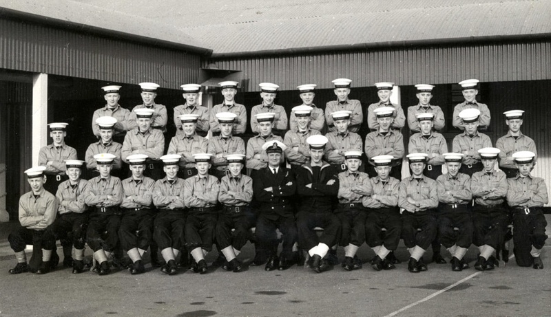 Photograph Of A Class In The Annexe, Hms Ganges, In 1962 Consisting Of 