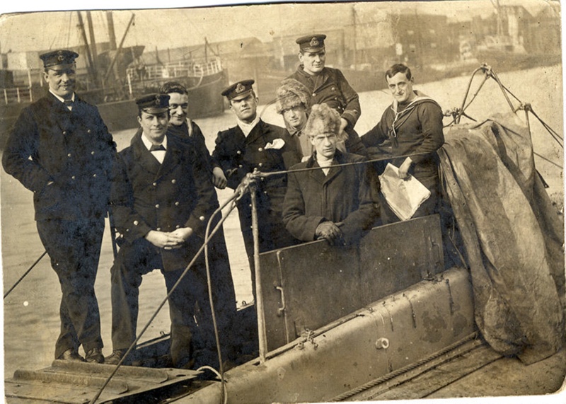 Photograph Of A Submarine With Visitors In 1910; SHHMG:A195 | EHive