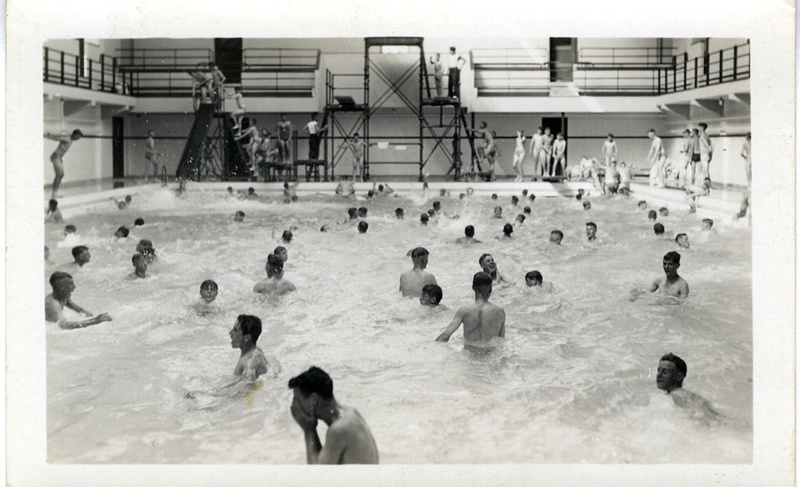 Photograph of the swimming baths at HMS Ganges.; SHHMG:A7545 | eHive