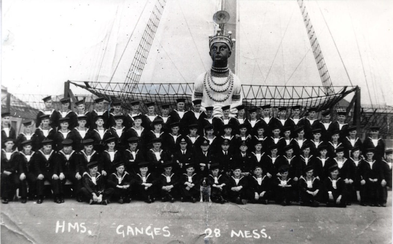 Photograph of 28 Mess, HMS Ganges in 1943; SHHMG:A1540 | eHive