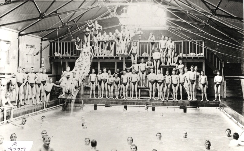 photograph of the old swimming pool.; photographer : unknown; SHHMG ...