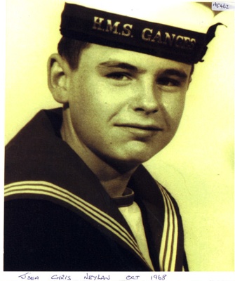 photograph of Junior Seaman Chris Neylan; photographer : unknown; SHHMG ...