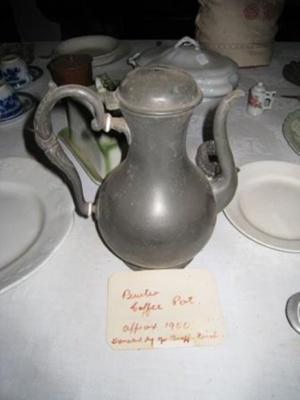 Pewter Coffee Pot, . 1880
; SH1968-869