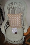 Chair - seagrass cane armchair; 555-1