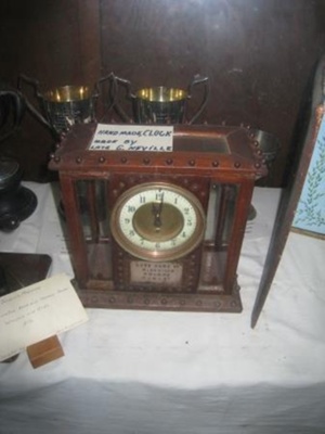 Clock - case made by G Neville Molong 7-9-57
; SH1968-2008