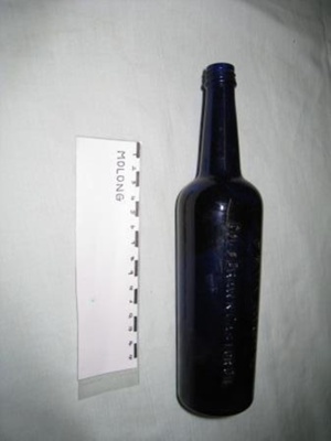 Blue Castor Oil Bottle; SH68-325