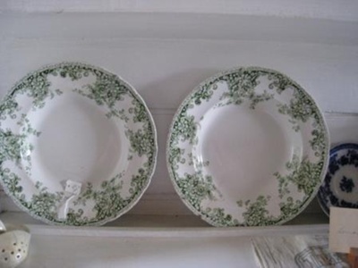 2 Soup Plates, reen patter. c. l907
; SH1968-456