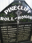 Pinecliffe Roll of Honour, World War 1
; SH1968-714