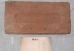 Brick - hand made by D W Starr 1880-1890
; SH1968-2024