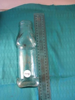 Bottle - clear glass property of Bengal
; SH1968-3090