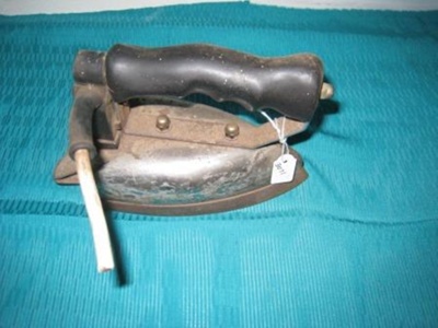 Iron - early model electric iron - Electra brand
; SH1968-3071