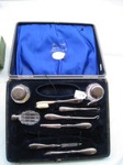 Sterlingsilver 9 piece manicure set in case
; SH68-1593