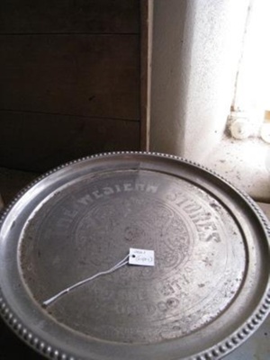 Tray - Western Stores - round silver
; SH1968-2021