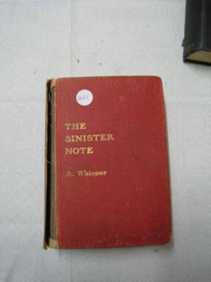 Book - A Sinister Note by A Whisper
; SH1968-1661