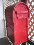 Letter box - red PMG letter box
; SH1968-1992