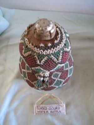 Beaded Gourd Water Bottle
; SH1968-301