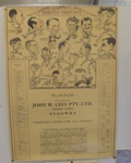 Calendar English Tour 1938; John Sands Pty Ltd; C2022/028