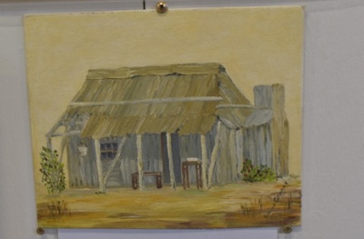 Painting of Mrs Duggan's School; Elaine Cheney; SH2022/027