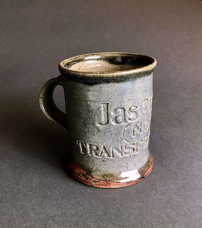Antique Tin Measure Cup (JAS) Antique Tin Measure Cup (JAS)