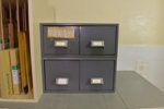 Card File Drawers; CH22/089