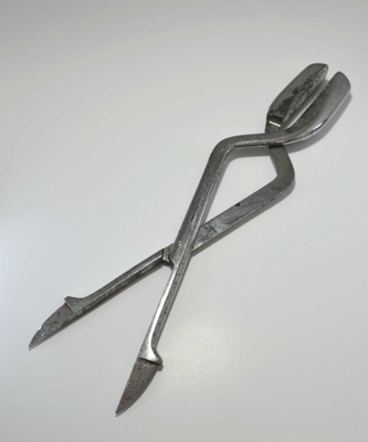 Chrome Plated Obstetric Perforator; 1920s; 1999.105P