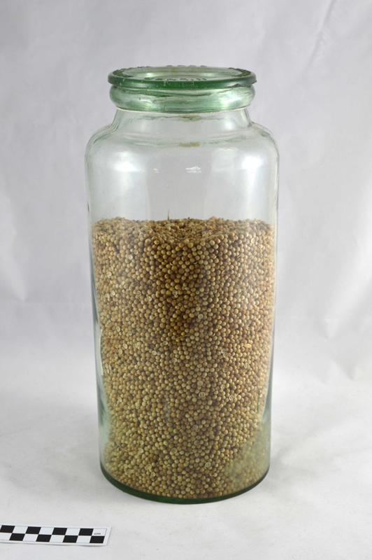 Green Light Glass Kilner Jar Matching Lid; Kilner Brothers, Thornhill