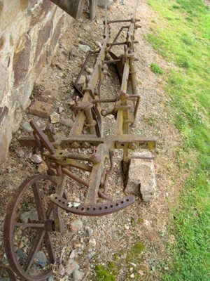 Double furrow plough; George Fish; Pre 1860; SS/10/001