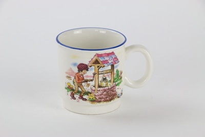 Nurseryware mug; Norman Meredith; Crown Lynn Potteries Ltd; 00281