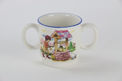 Nurseryware mug; Norman Meredith; Crown Lynn Potteries Ltd; 00282