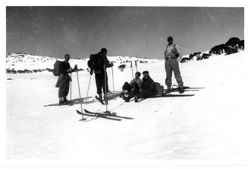 Ken Basden, Lauson, NSW. Alan Roe above Alpine 1947.; Klaus Hueneke; AP ...