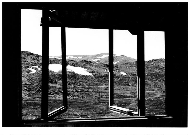 Photo of Mt. Twynam from the Stilwell "restaurant" the roof of this