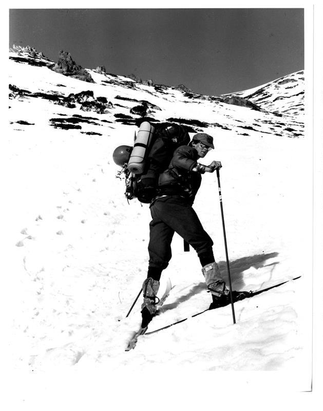 Climbing towards Mt. Twynam 1982. by Mark Daddo Wilderness Expeditions