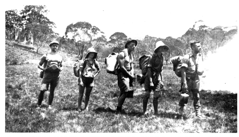 Photograph - Myles Dunphy and party on a walk in the Pilot Wilderness ...